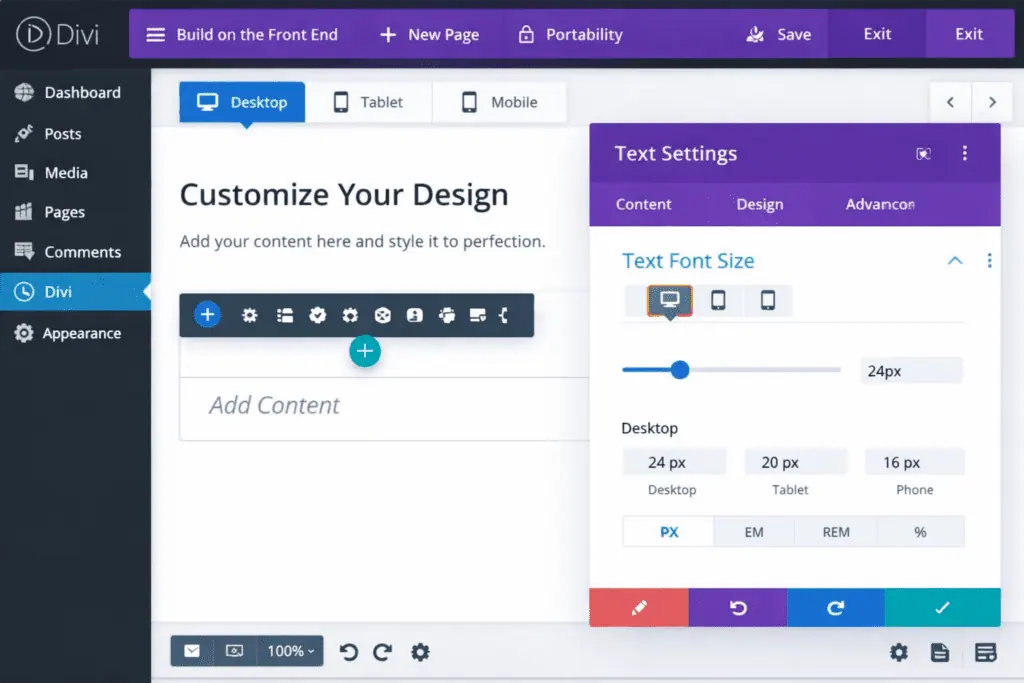 Mobile Responsive Website