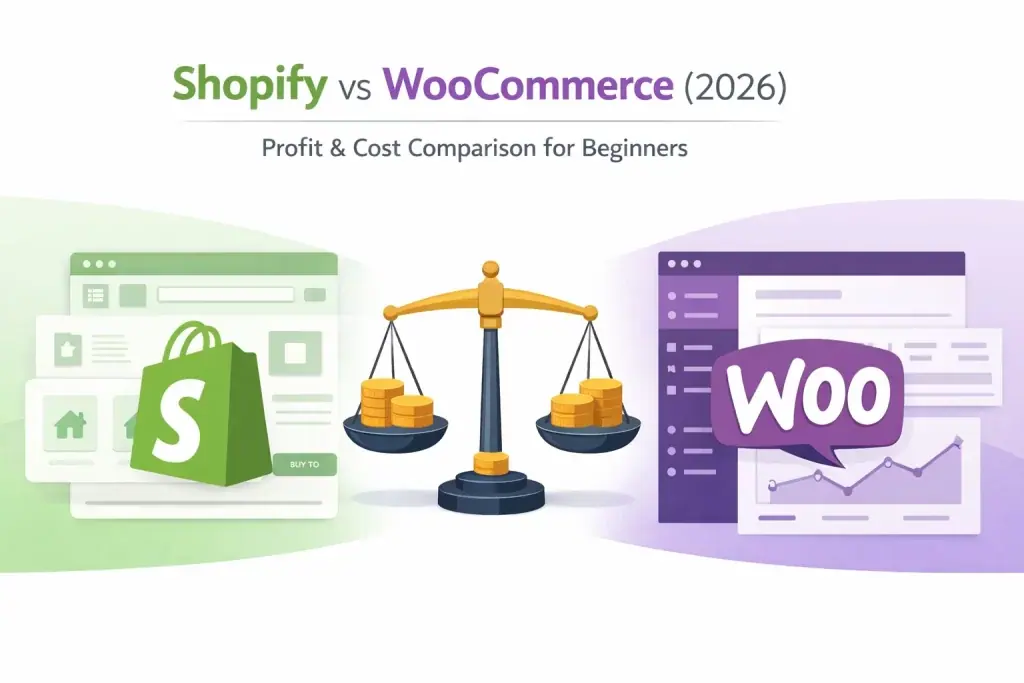 Shopify vs WooCommerce 2026: Ultimate Profit & Cost Comparison for Beginners