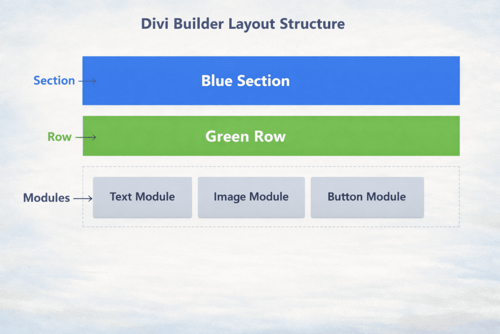 Divi Builder Structure