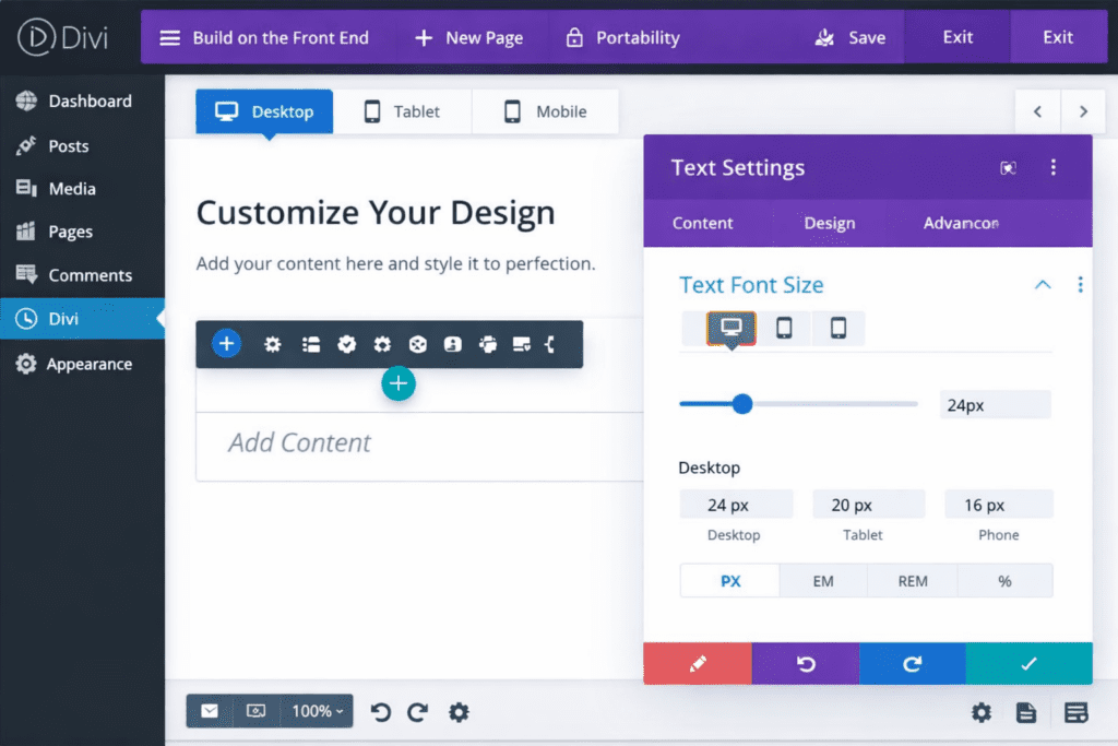 Mobile Responsive Website 
