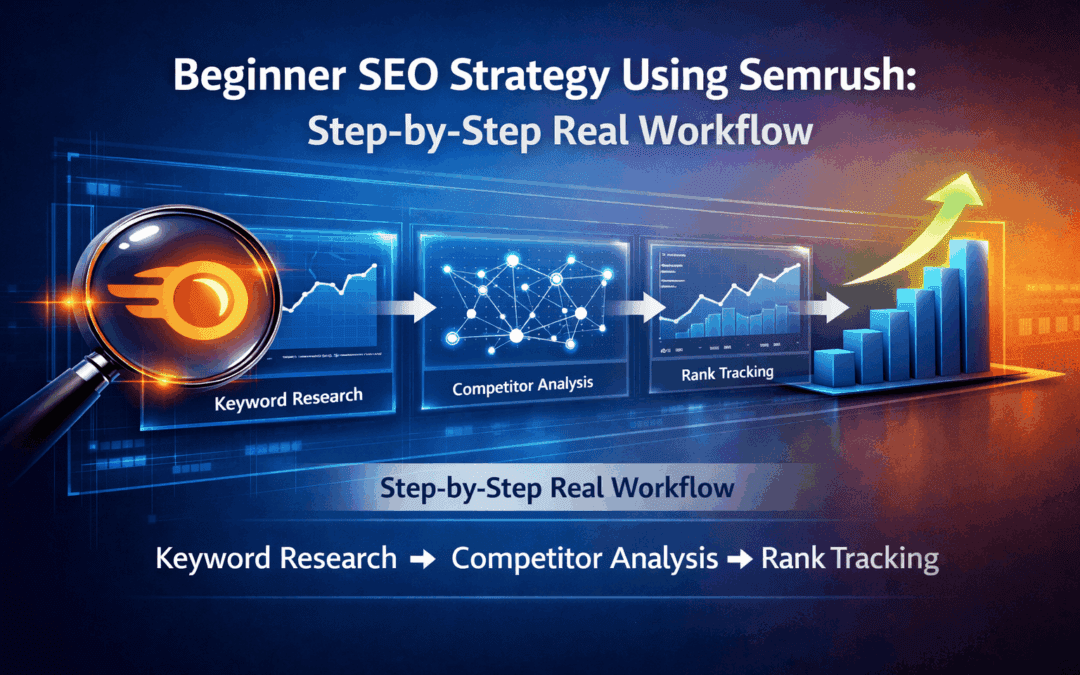 Beginner SEO Strategy Using Semrush: Step-by-Step Real Workflow