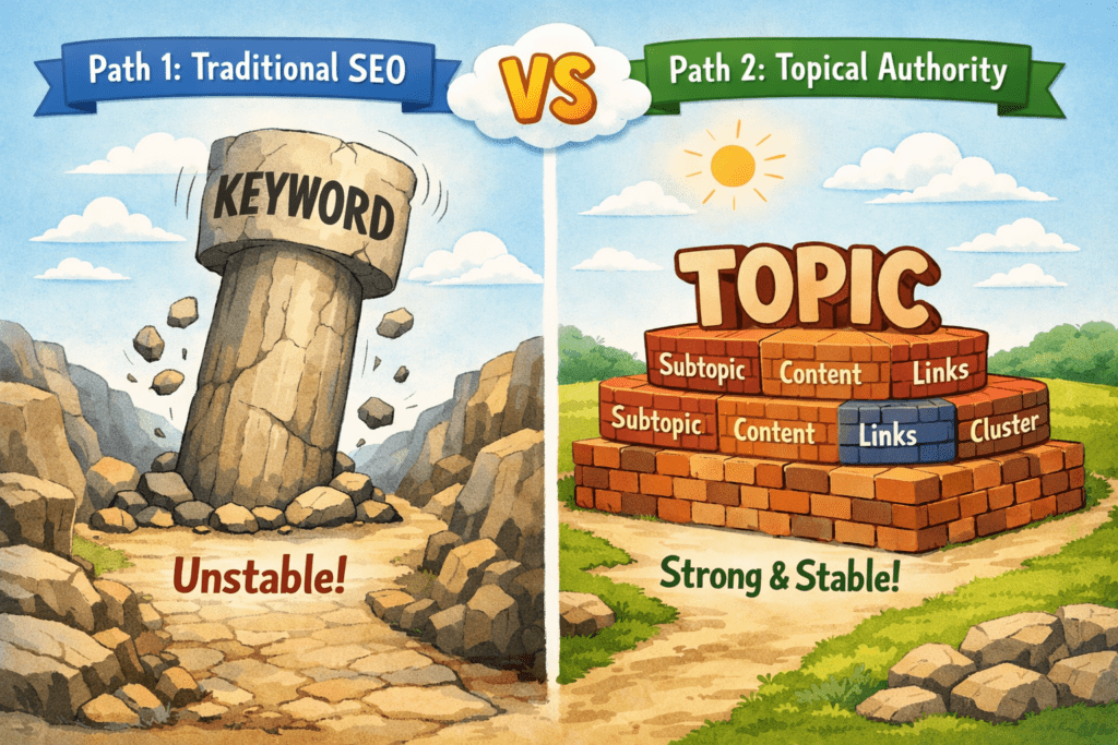 Different from Traditional SEO