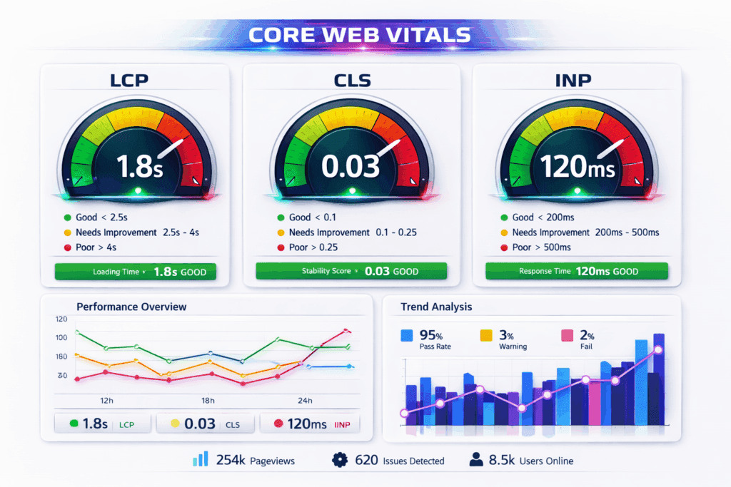 Auditing Core Web Vitals and Performance