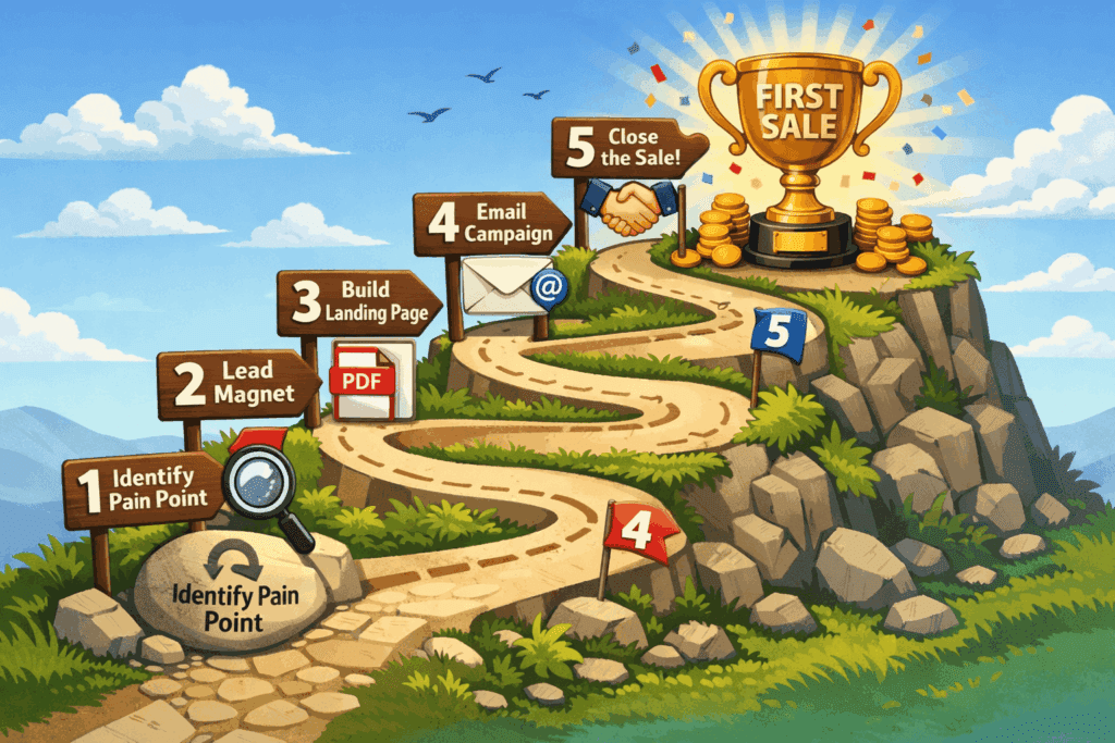 How to Go from Zero to Your First Sale